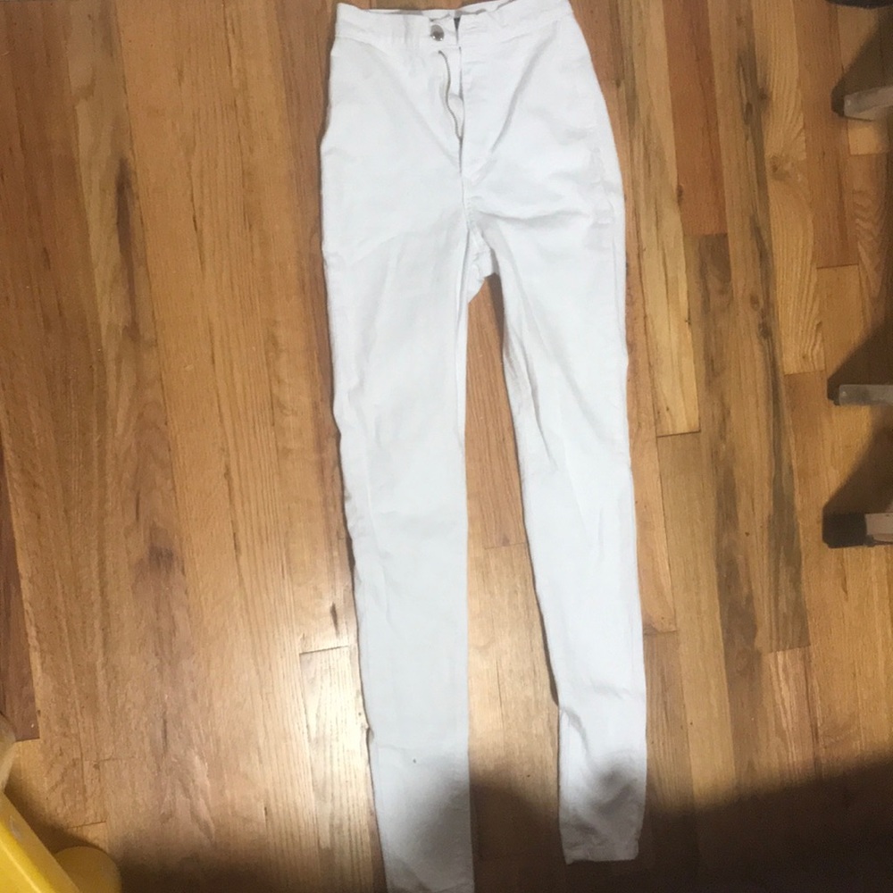 White jeans